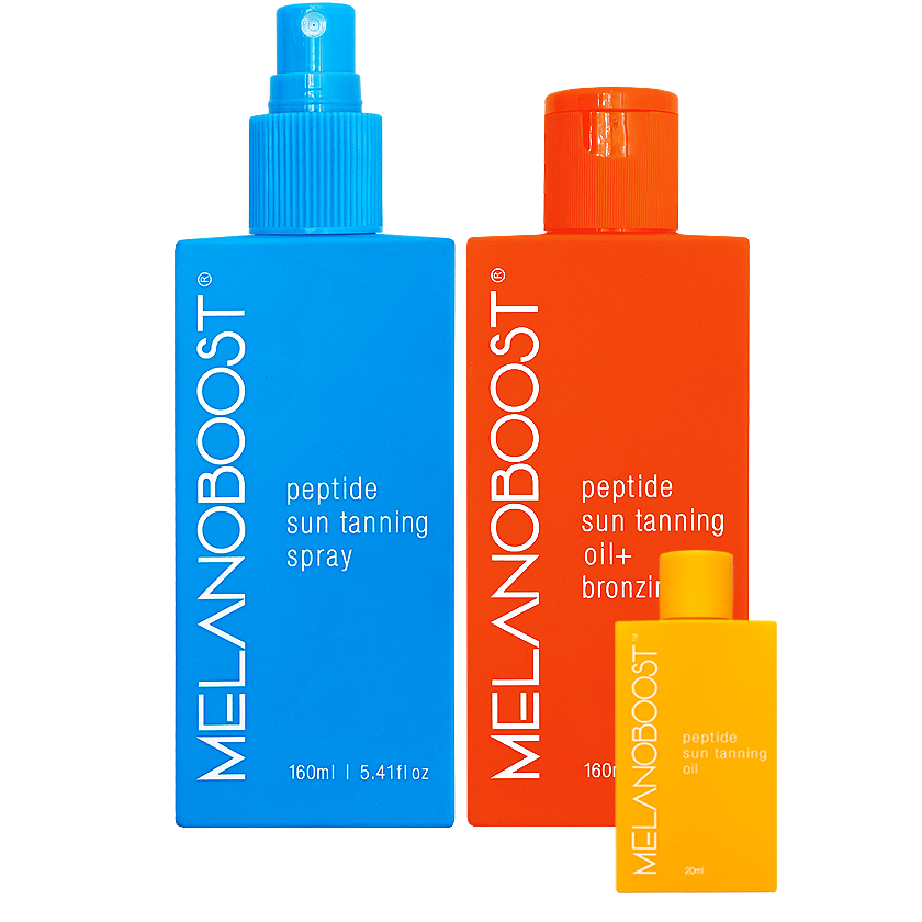 Melanoboost Peptide Sun Tan Accelerator Spray Oil