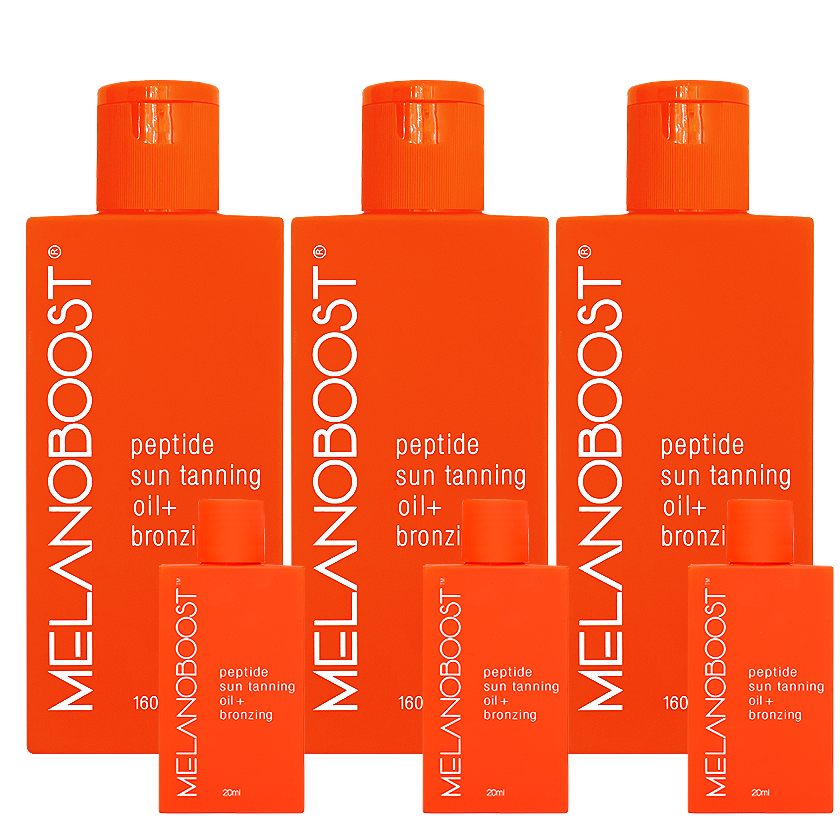 Melanoboost Peptide Sun Tanning Oil Bronzing