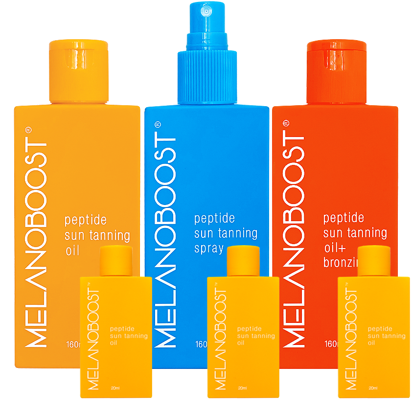 Melanoboost Peptide Sun Tan Accelerator Spray Oil