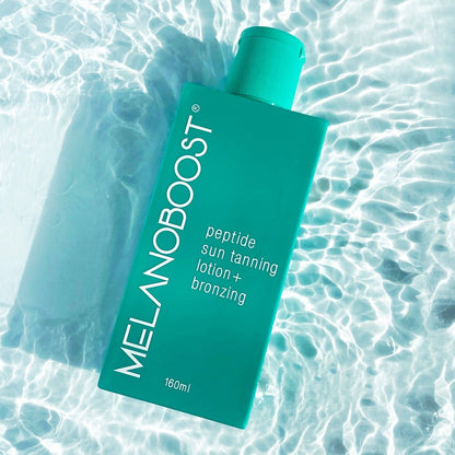 Melanoboost Peptide Sun Tanning Lotion + Bronzing