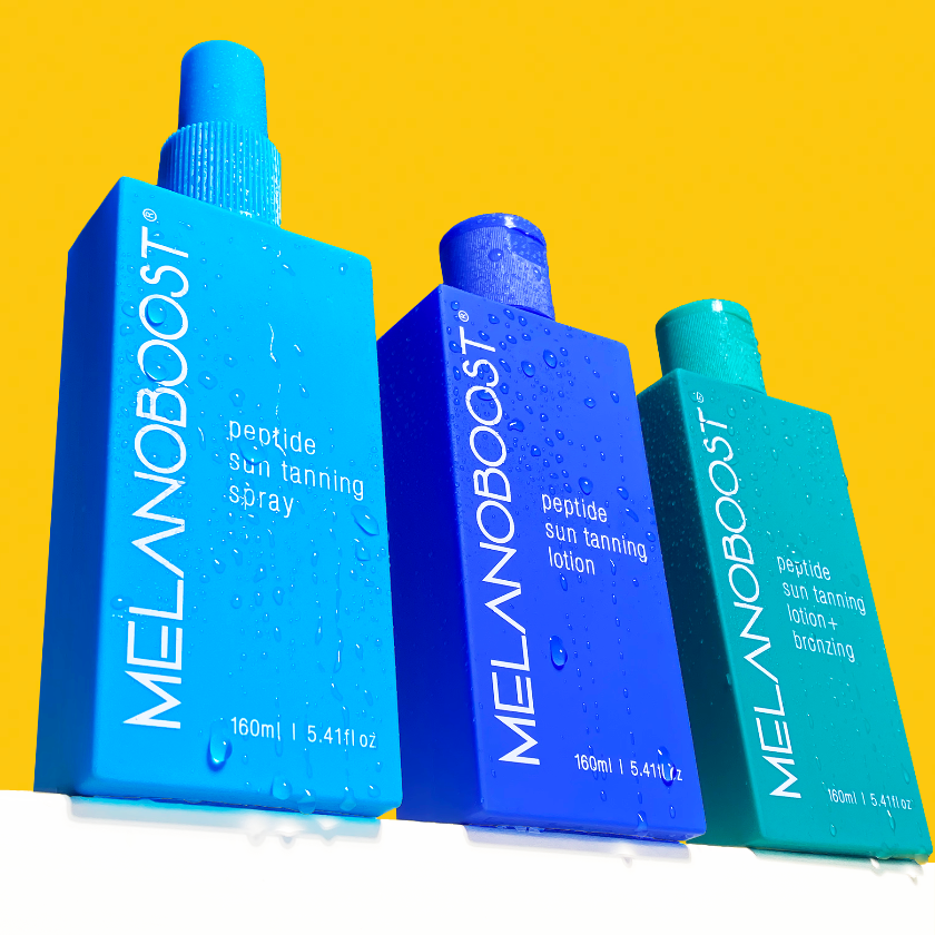 Melanoboost Peptide Sun Tan Accelerator Lotion Spray